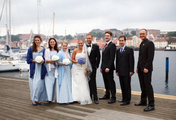 Brautkleid mit passenden Brautjungfernkleidern Hamburg