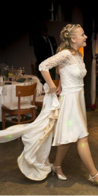 Brautkleid zwei Looks