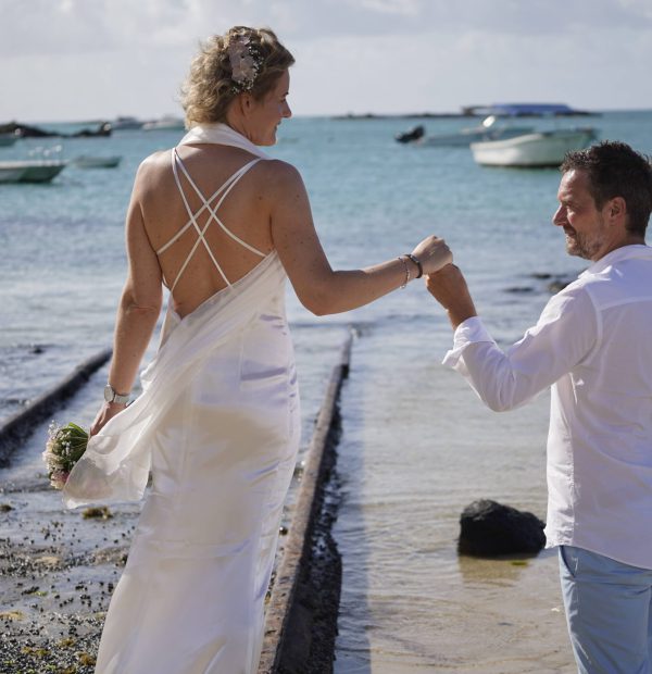 Brautkleid aus Satin